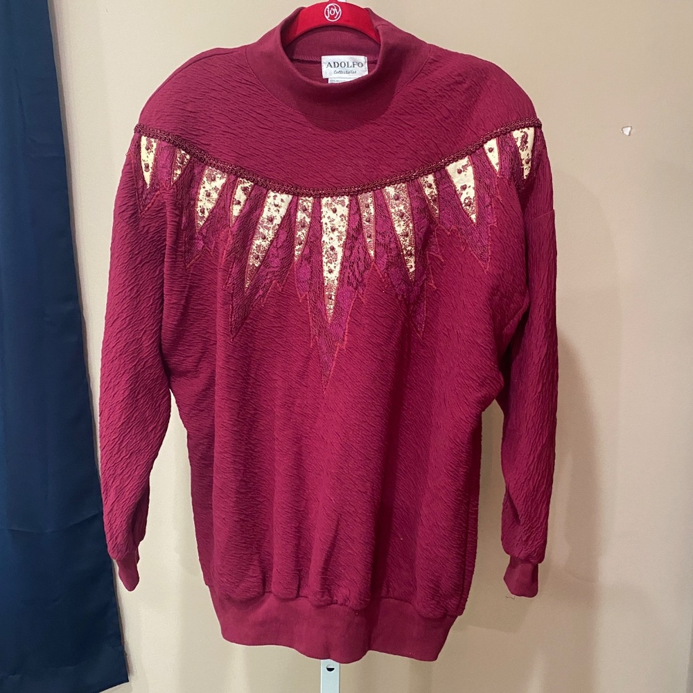 Adolfo Collectibles Turtle Neck Sweater vintage